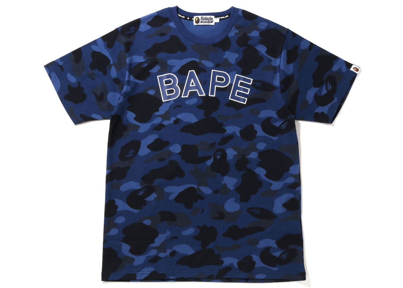 Tričko BAPE Color Camo Tee Navy | 1I80-109-003, 0
