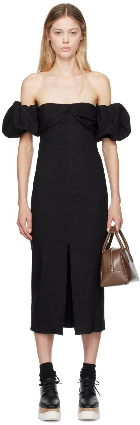 Šaty ISABEL MARANT Black Darlena Midi Dress Čierna | RO0605FA-B1F04I, 0