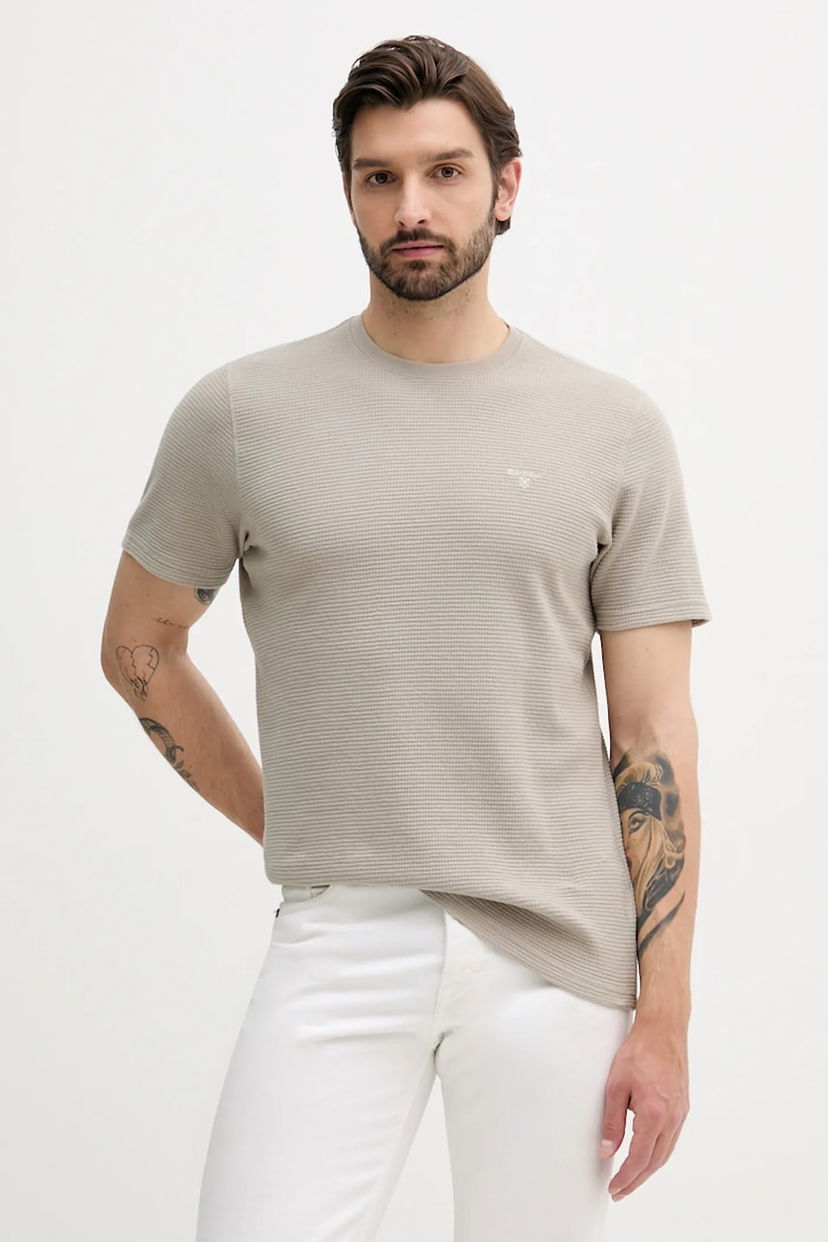 Tričko Barbour Barbour PLATFORD T-Shirt Béžová | MTS1464