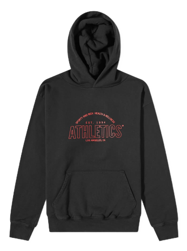 Mikina Sporty & Rich Athletics Hoodie Čierna | HO481FB