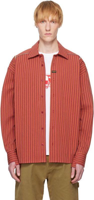 Košeľa Martine Rose Martine Rose Cut Overshirt Červená | 467WS14111, 0