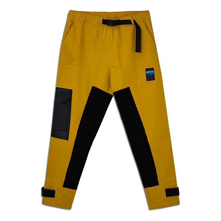 Cargo nohavice adidas Originals Adv Wv Colorblock Outdoor Cargo Pants Žltá | GV0931