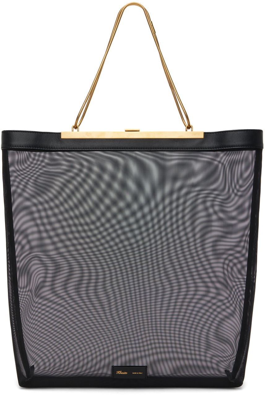 Tote bag Khaite The Augusta Chain Tote Čierna | H1030-4104, 0