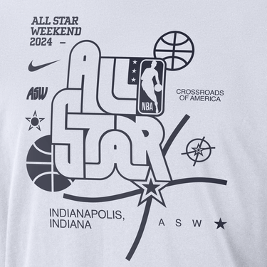 Mikina Nike Nba M Nk Asw M90 Ls Tee N31 Nba Šedá | FQ6530-100, 2