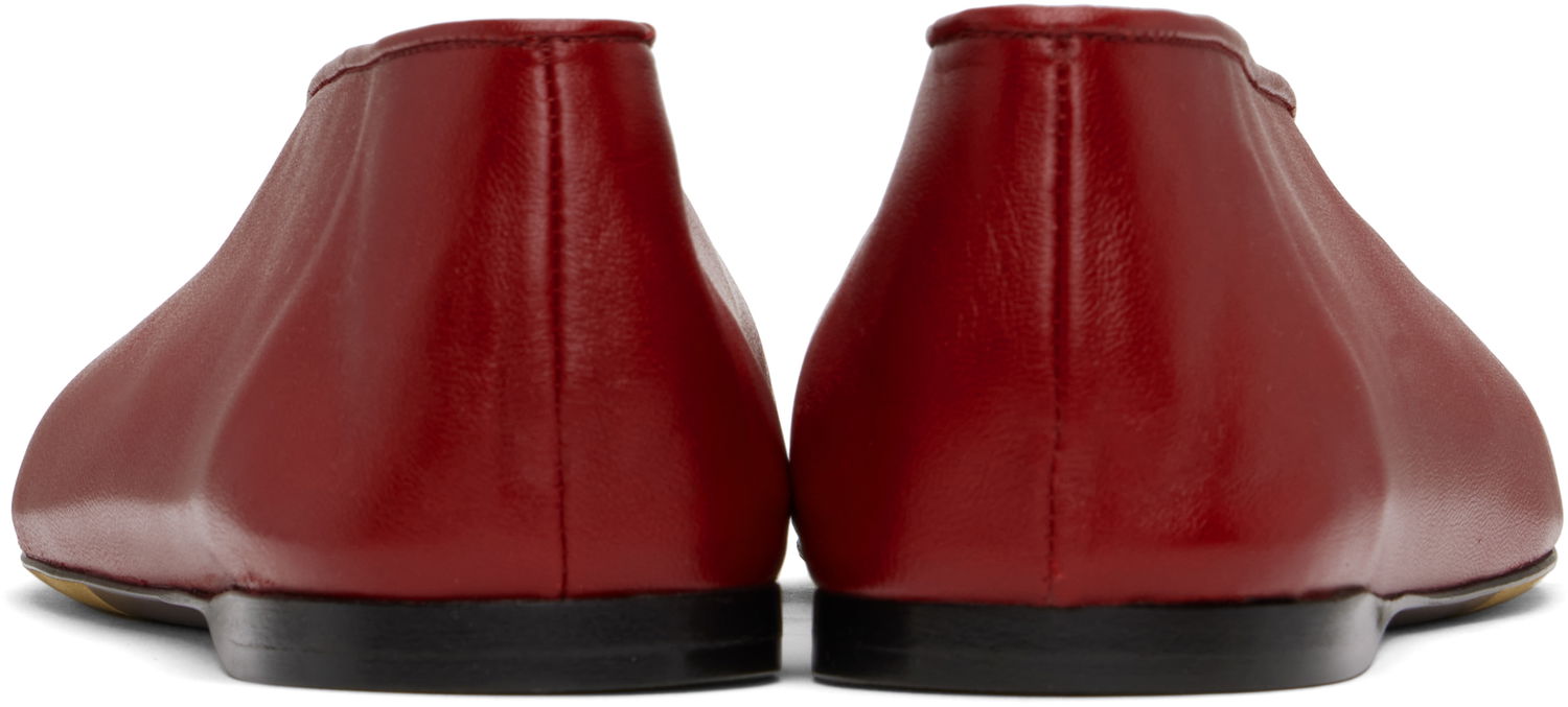 Šaty Moschino Moschino Duck Nappa Ballerina Flats Červená | MA11010C1M MA0 500, 1