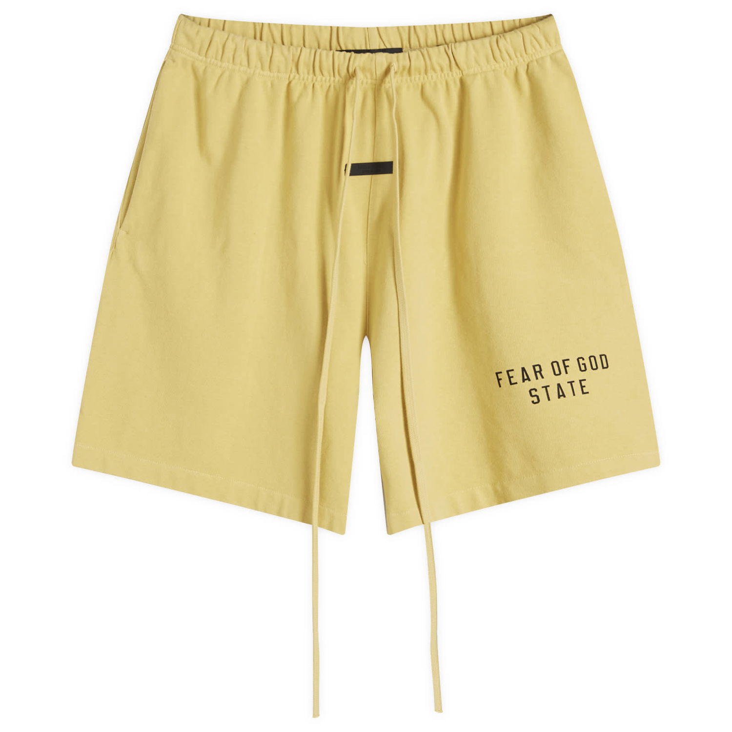 Šortky Fear of God ESSENTIALS Heavy Jersey Soccer Shorts Žltá | 160BT244163F, 1