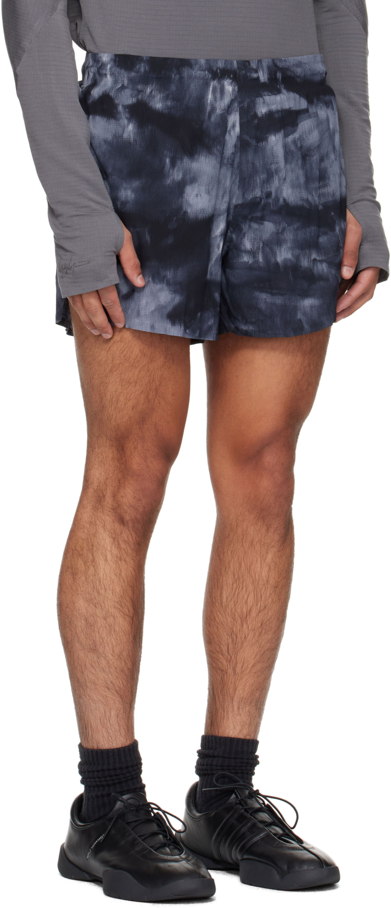Šortky Y-3 Y-3 AOP Running Shorts Čierna | JX4809, 1