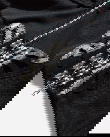 Mikina Chopova Lowena Carino Cropped Hoodie Čierna | 5261 BLCK, 3