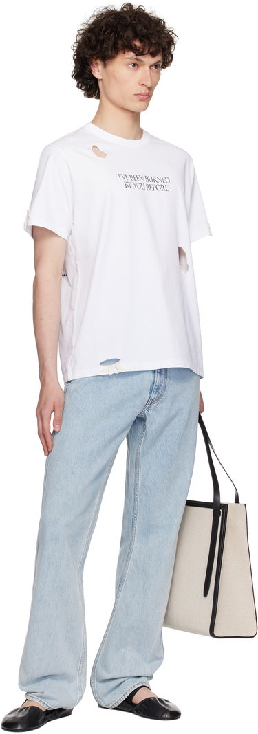 Tričko Coperni Coperni Disney 'Burned By You Before' Boxy T-Shirt Biela | DJS144F5028AMEN, 3