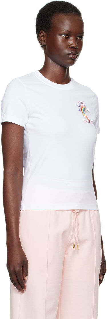 Tričko Casablanca Nature Teacher Graphic T-Shirt Biela | WPS25-JTS-020-02, 1