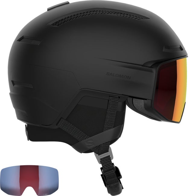 Športový doplnok Salomon Driver Prime Sigma Plus Ski and Snowboard Helmet with Sigma Photochromic Visor Čierna | L47010900, 0