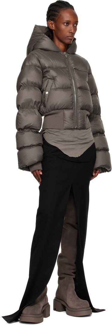 Prešívaná bunda Rick Owens Concordians Hooded Down Jacket Šedá | RP02E4775 NPD3, 3