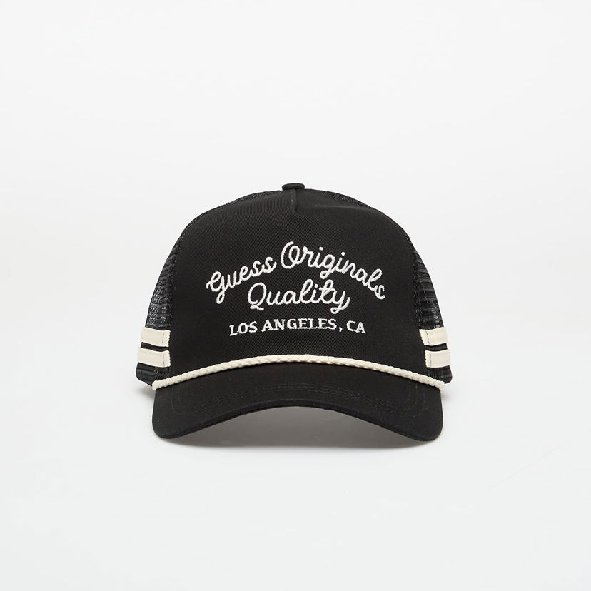 Klobúk GUESS Guess Originals Vintage Trucker Hat Čierna | M5YZ04WO07T-JBLK