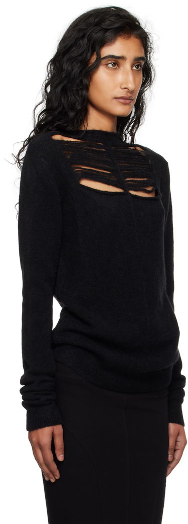 Sveter Rick Owens Rick Owens Concordians Long Sleeve Sweater Čierna | RP02E4601 KGRIDP, 1
