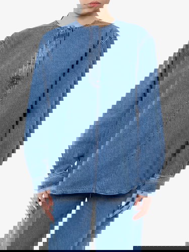 Košeľa TOTEME Denim Shirt Modrá | 242WRT1746FB0045167, 2