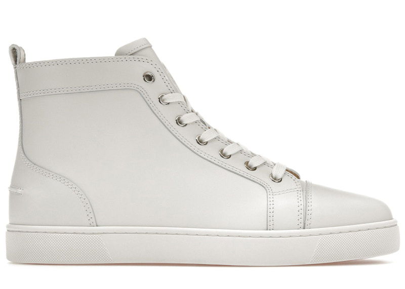 Tenisky a topánky Christian Louboutin Louboutin Louis Flat High Biela | 3091177WH01, 0