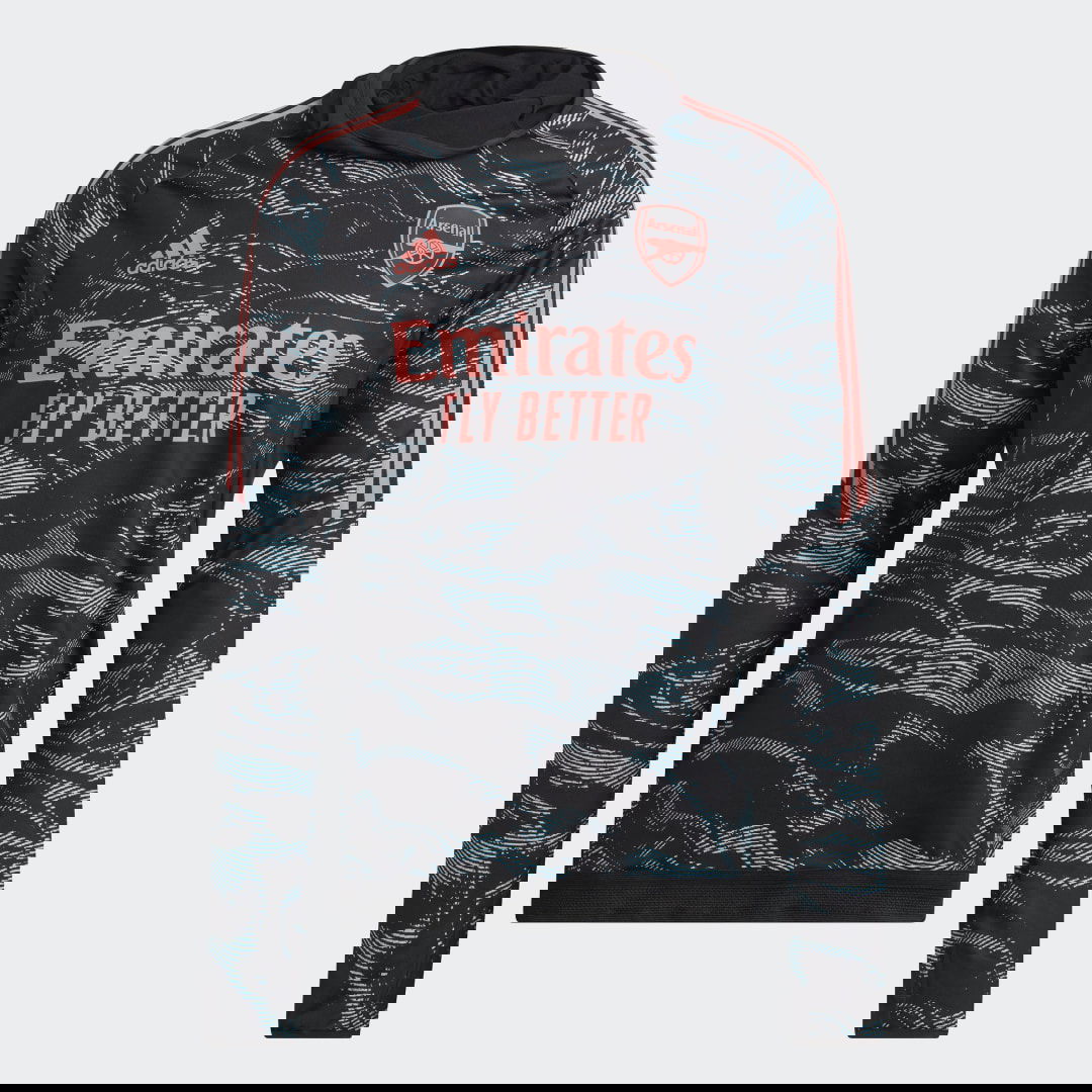 Mikina adidas Performance Arsenal Condivo 22 Pro Warm Training Top Čierna | HC1253, 0