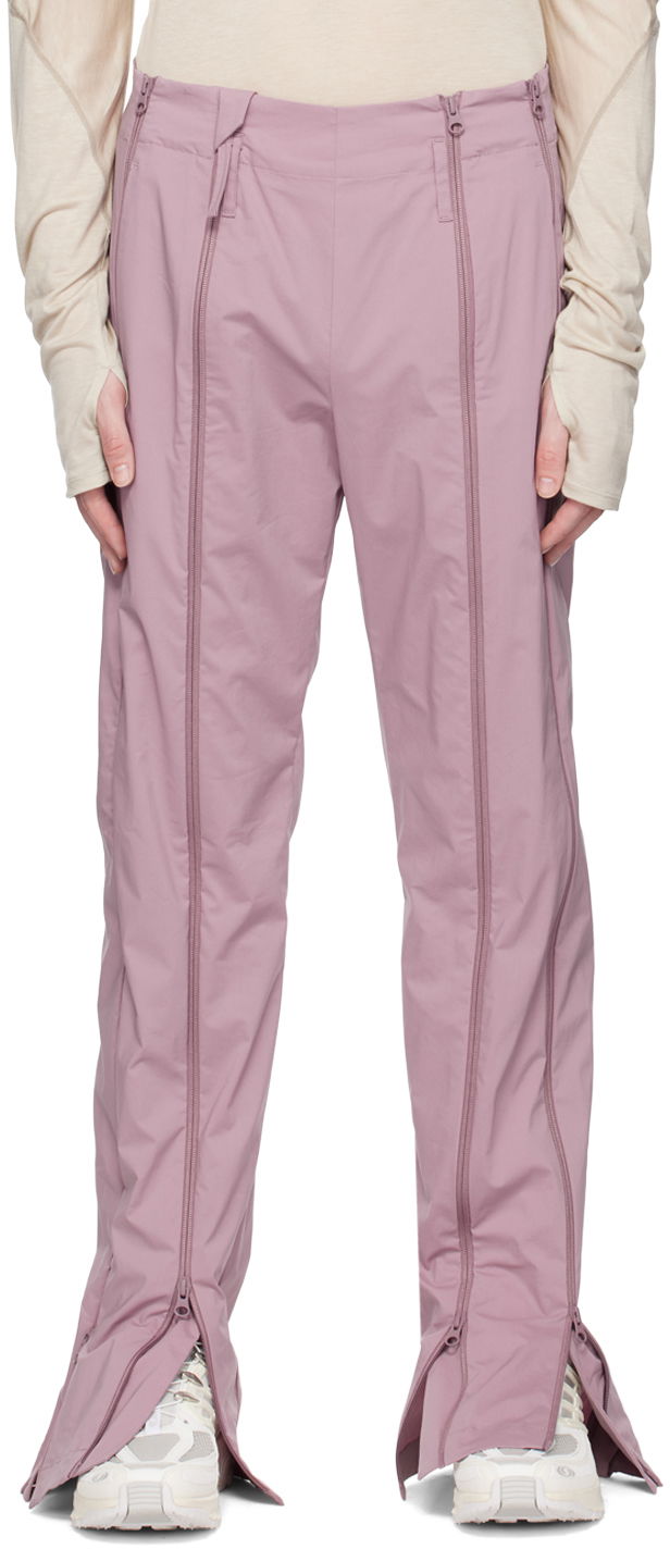 Nohavice Post Archive Faction (PAF) Zip Detail Straight Leg Trousers Ružová | 5.0+ BTPC-LV, 0
