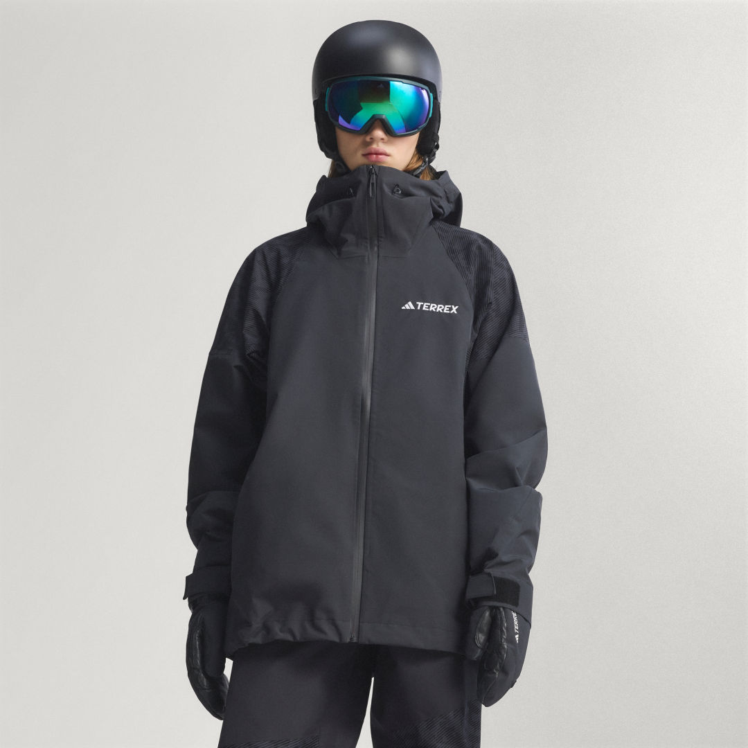 Bunda adidas Performance Xperior Hybrid PRIMEKNIT CLIMAPROOF+ Ski Jacket Čierna | JC5263, 0