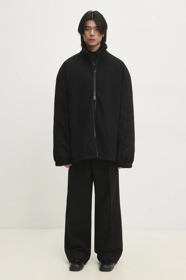 Mikina VETEMENTS VETEMENTS Metal Sleeves Fleece Oversize Jacket Čierna | UA66JA380B, 7