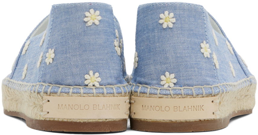Oblečenie Manolo Blahnik Manolo Blahnik Susille Espadrilles Modrá | 124-2525-0001, 1