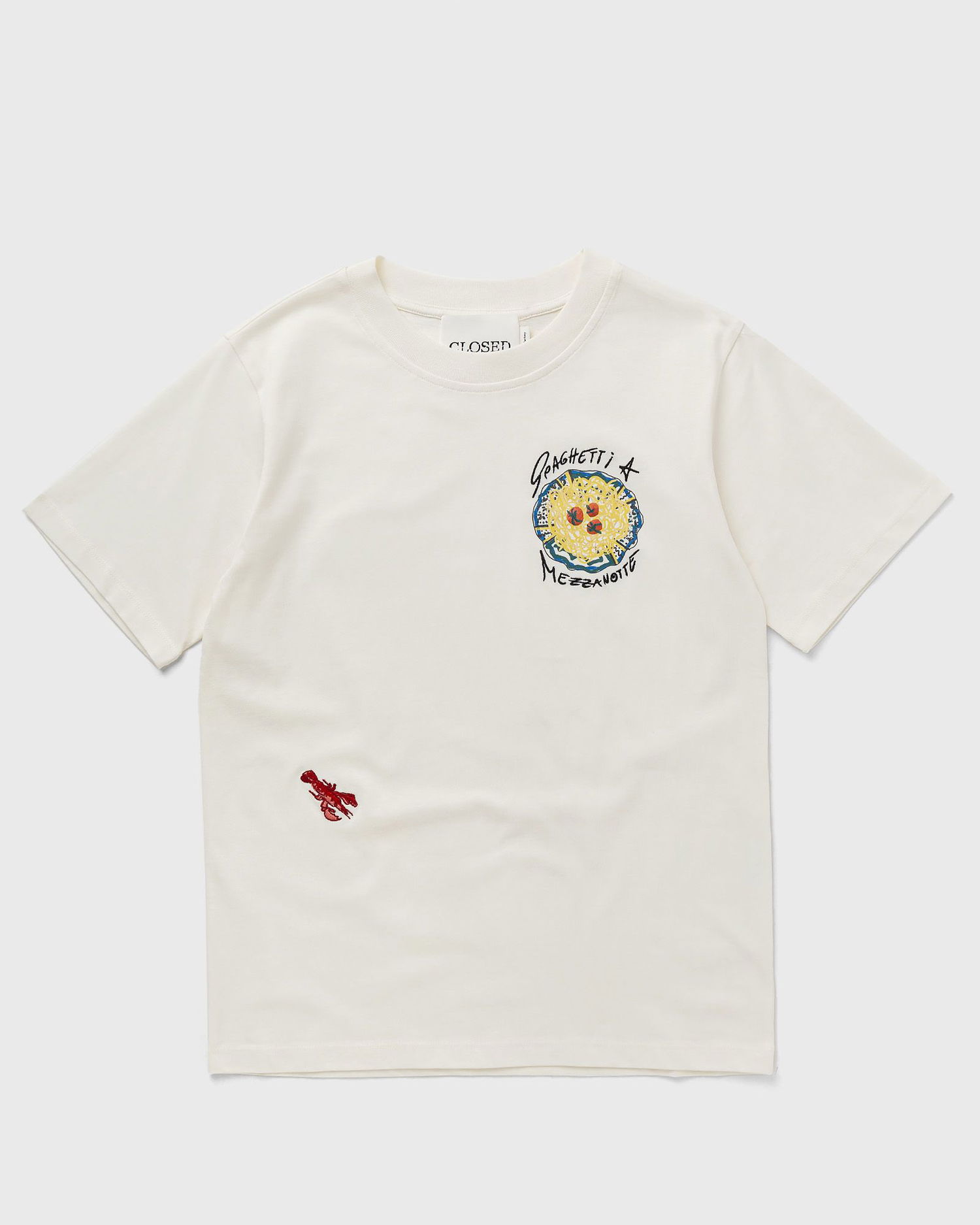Tričko CLOSED PRINTED T-SHIRT Biela | C95843-44H-PR-218, 0