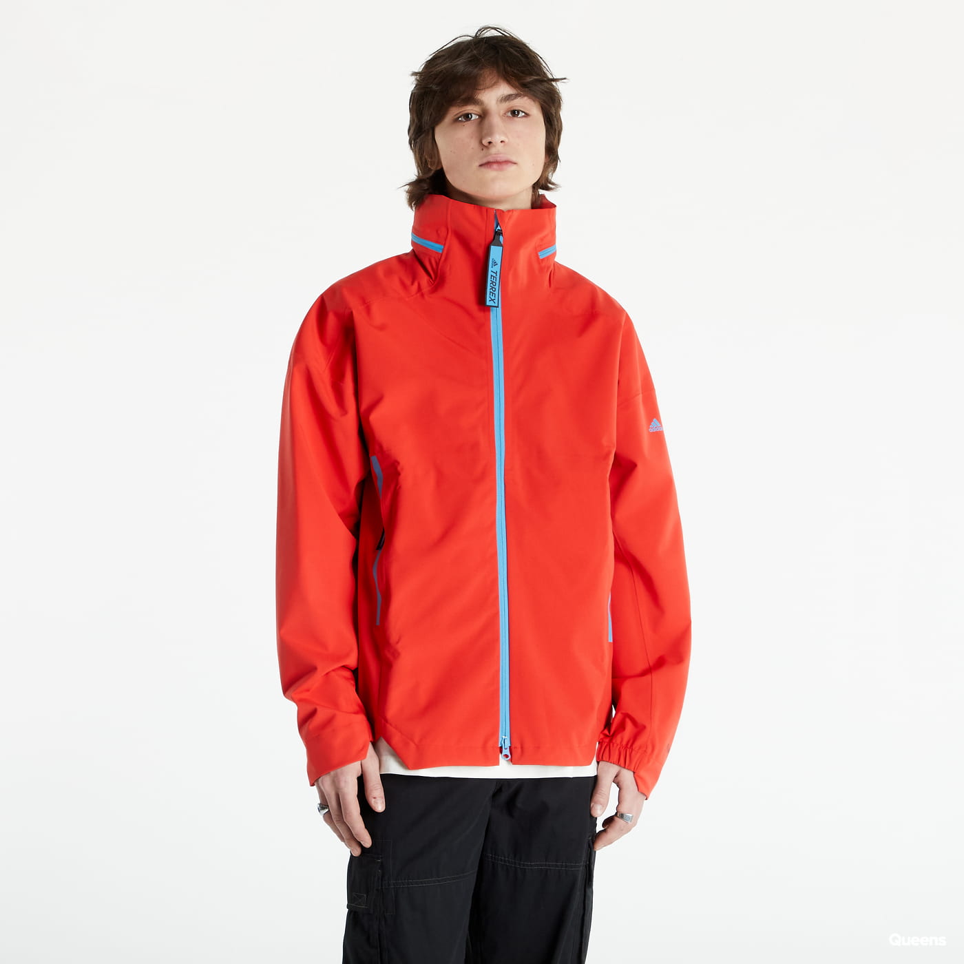 Bunda adidas Performance Terrex C Myshelter Rainrdy Jacket Červená | H48569, 0