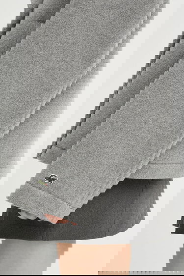 Kabáty Lacoste Wool Blend Cropped Peacoat Šedá | BF5309, 3