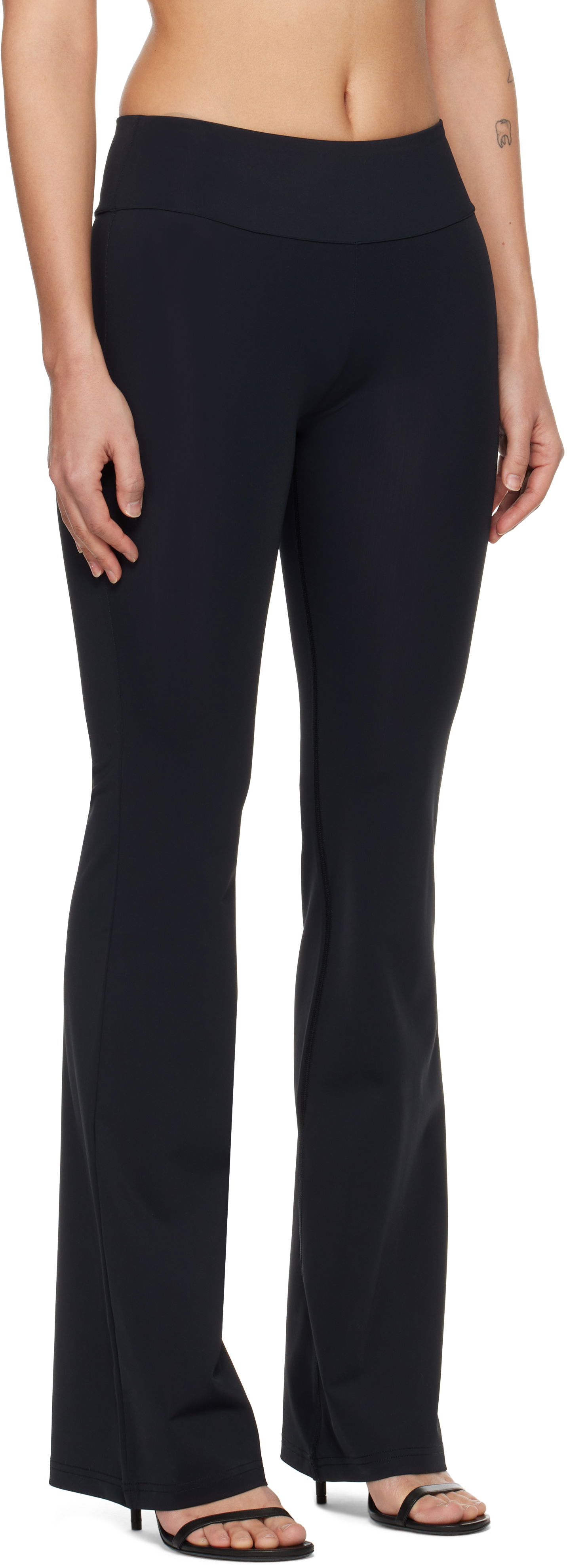 Nohavice Courrèges Courrèges Scuba Jersey Trousers Čierna | 125JPA297PA0043, 1