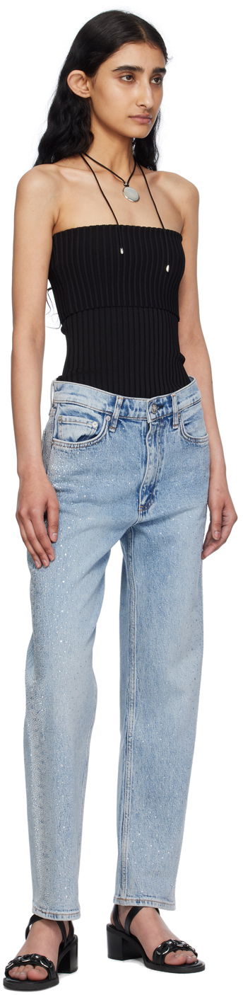 Tielko rag & bone Kaela Tube Top Čierna | WAS24P032WB32, 4