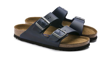 Tenisky a topánky Birkenstock Arizona Soft Footbed Oiled Nubuck Leather Narrow Fit W Navy | 1013644, 3