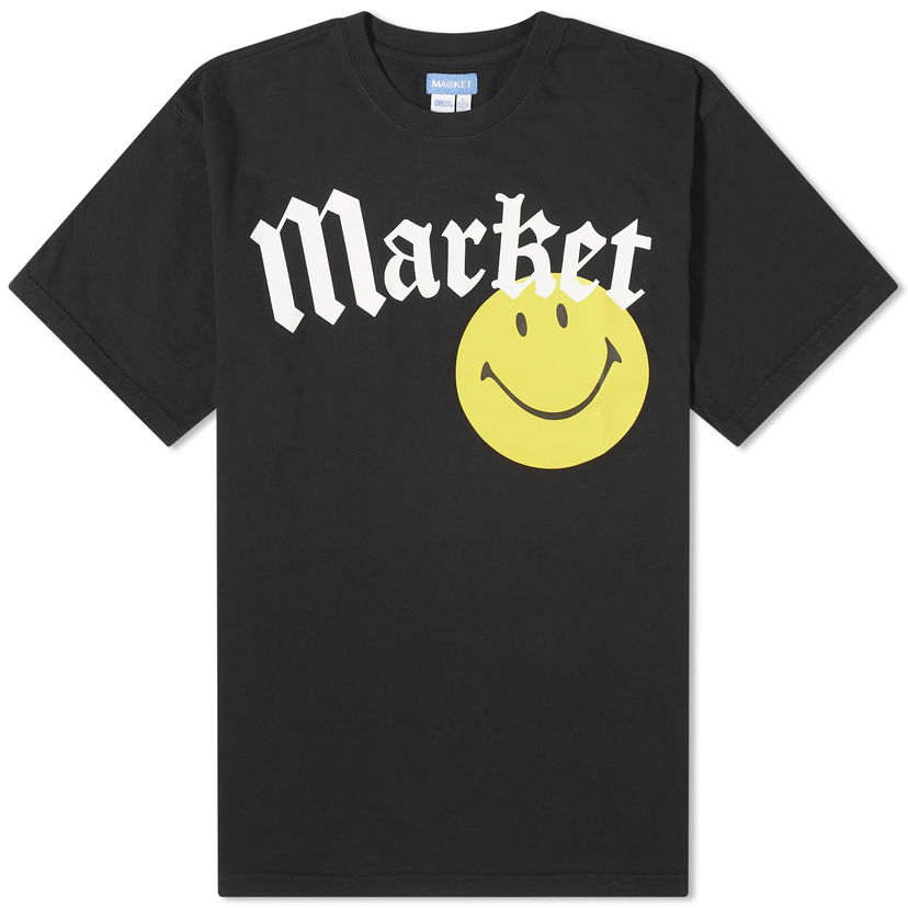 Tričko MARKET Smiley Gothic T-Shirt Čierna | 399001639-WBK