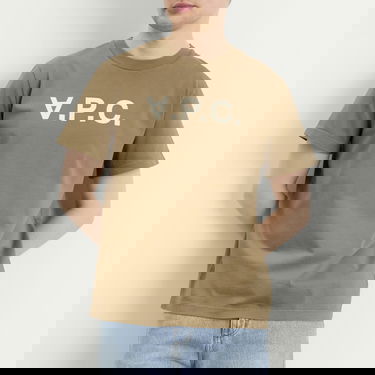 Tričko A.P.C. VPC Logo T-Shirt Béžová | COHMB-M26384-JMA, 5