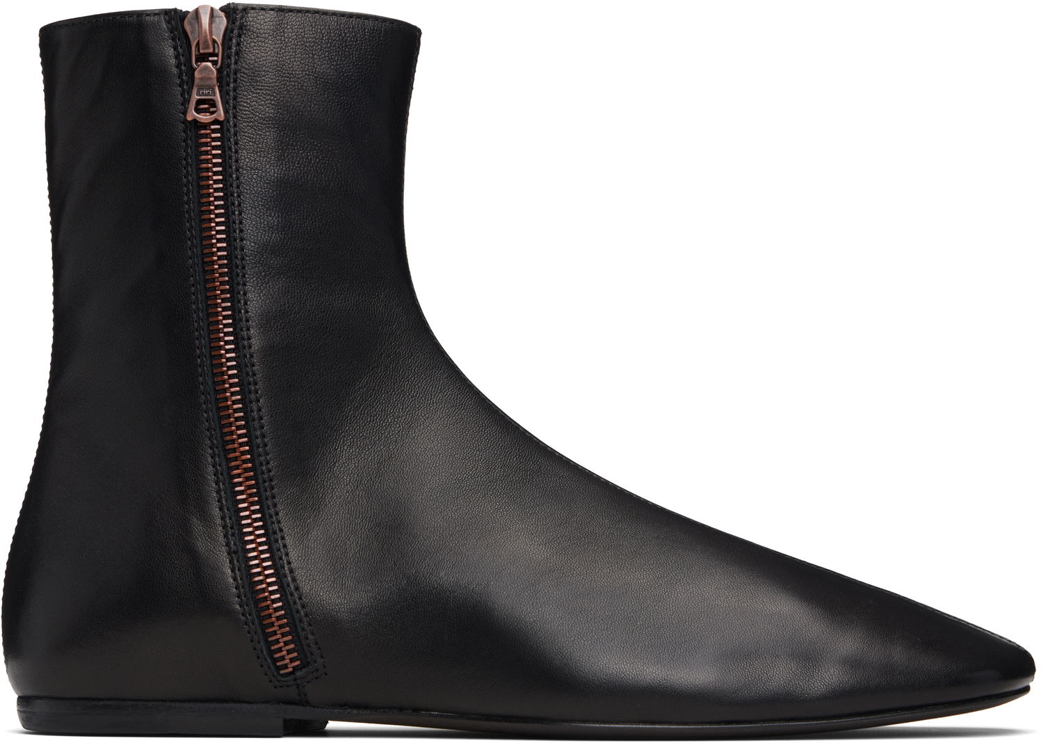 Tenisky a topánky Dries Van Noten Dries Van Noten Leather Sock Boots Čierna | 252-021709-112, 0