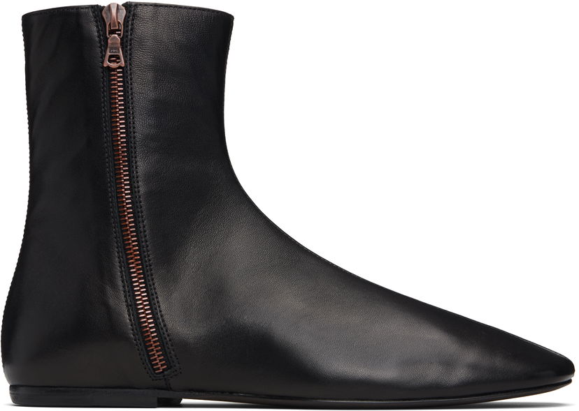 Tenisky a topánky Dries Van Noten Dries Van Noten Leather Sock Boots Čierna | 252-021709-112