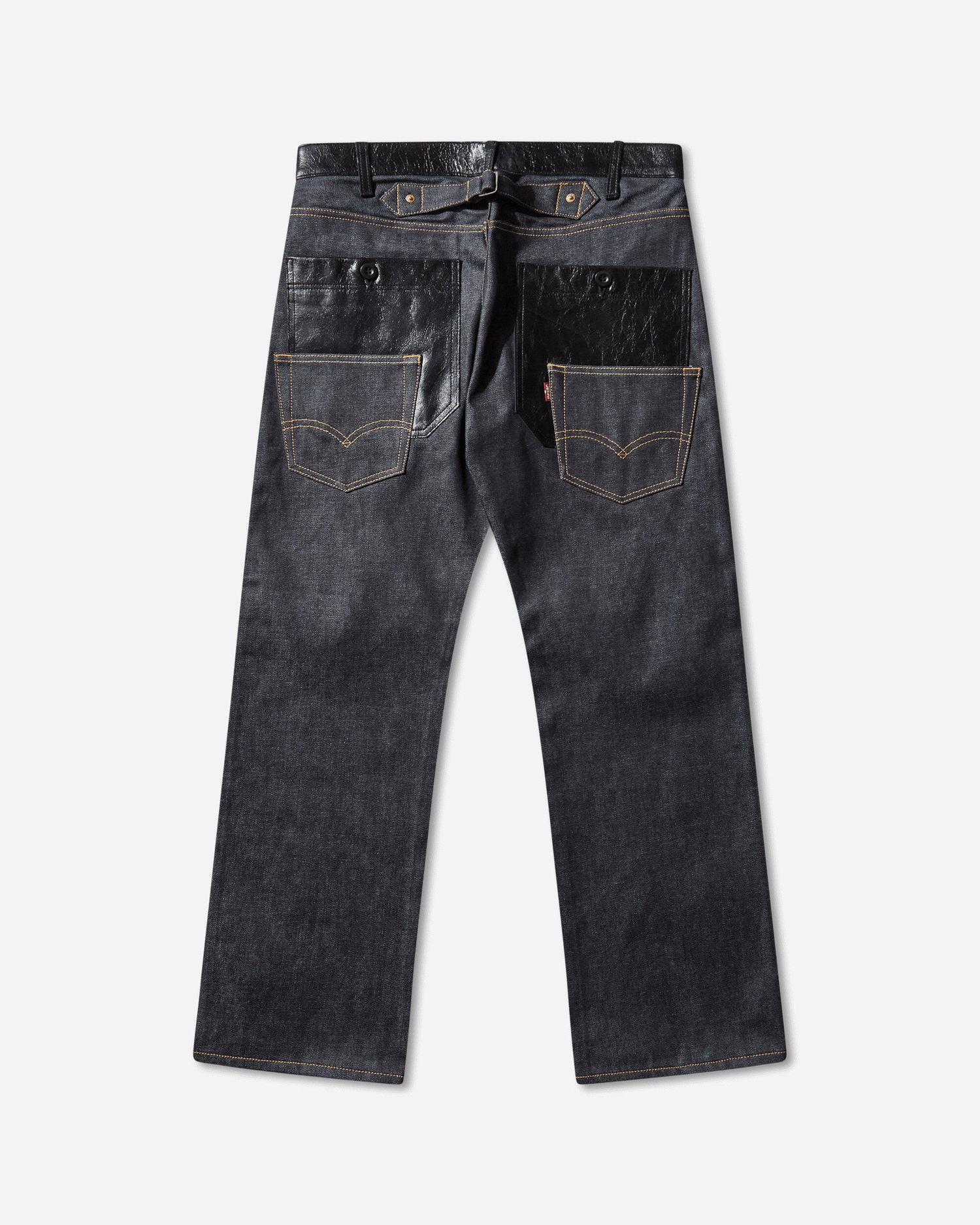 Džínsy Junya Watanabe Contrast Trim Trousers Modrá | WP-P201-W25 1, 0