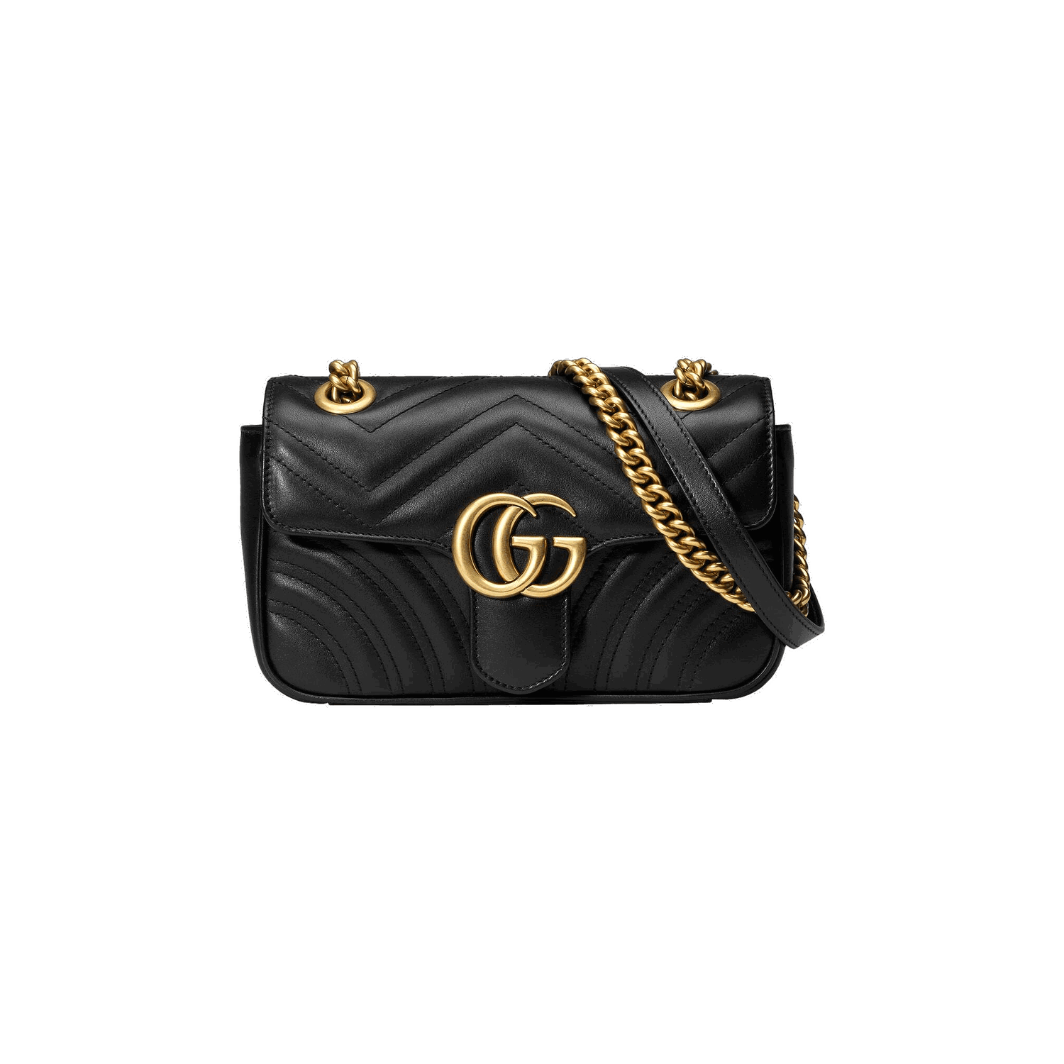 Kabelka Gucci GG Marmont Matelassé Mini Bag Čierna | 446744 DTDIT 1000, 0