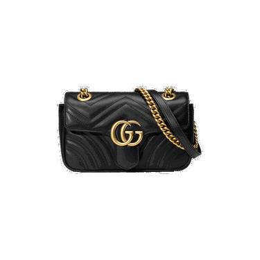 Kabelka Gucci GG Marmont Matelassé Mini Bag Čierna | 446744 DTDIT 1000, 0