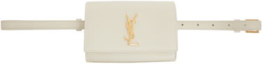 Ľadvinka Saint Laurent Saint Laurent Mini Kate Belt Bag Biela | 650966 BOW0J, 0