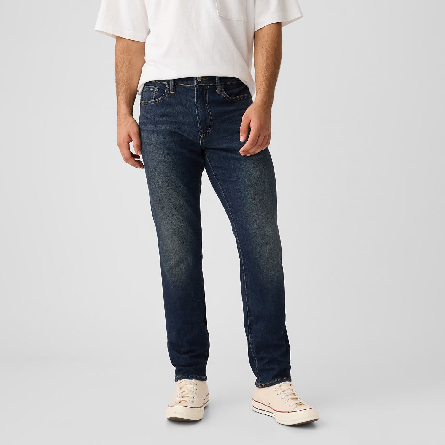 Džínsy GAP Denim Pants Slim Dark Wash Navy | 728688-00, 0