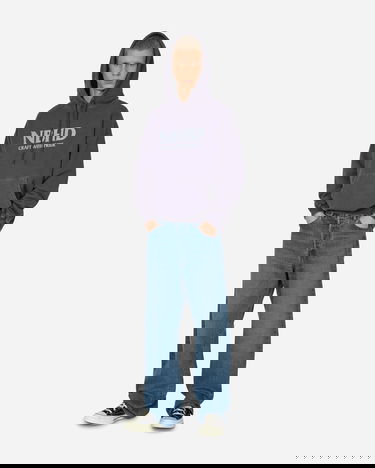 Mikina Neighborhood Pigment Dyed Hoodie Fialová | 232FPNH-CSM07 PU, 4