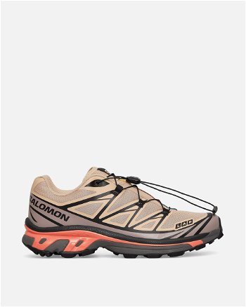 Salomon XT-6 Sneakers Hazelnut / Quail / Living Coral L47444900