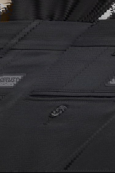 Nohavice KENZO Kenzo Weave Pleated Tailored Trousers Čierna | FF65PA2149ID, 3