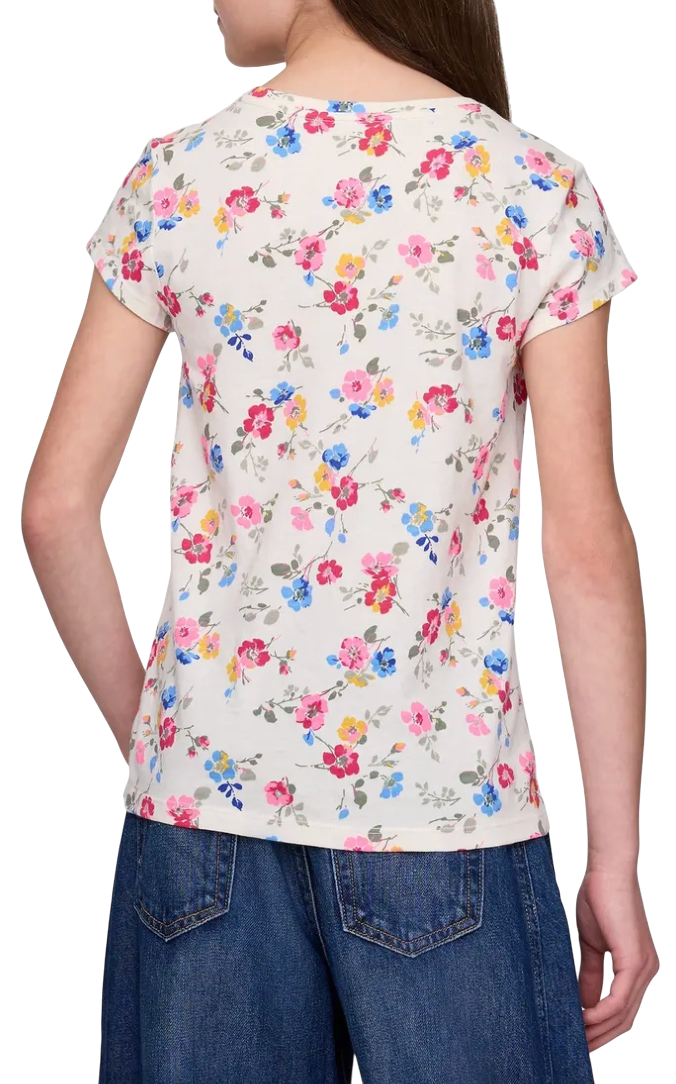Tričko GAP Floral Print T-Shirt Rôznofarebný | 781862-01, 1