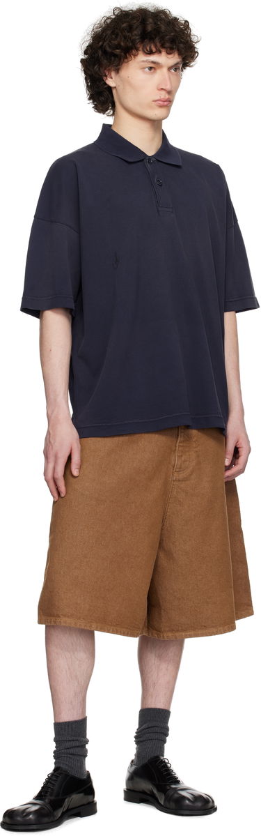 Šortky JW Anderson JW Anderson Aged Denim Shorts Hnedá | DT0114-PG1756, 3
