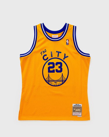 Dres Mitchell & Ness NBA SWINGMAN JERSEY GOLDEN STATE WARRIORS HWC 2003-04 JASON RICHARDSON #23 Žltá | SMJY6162-GSW03JRHWRYW, 0