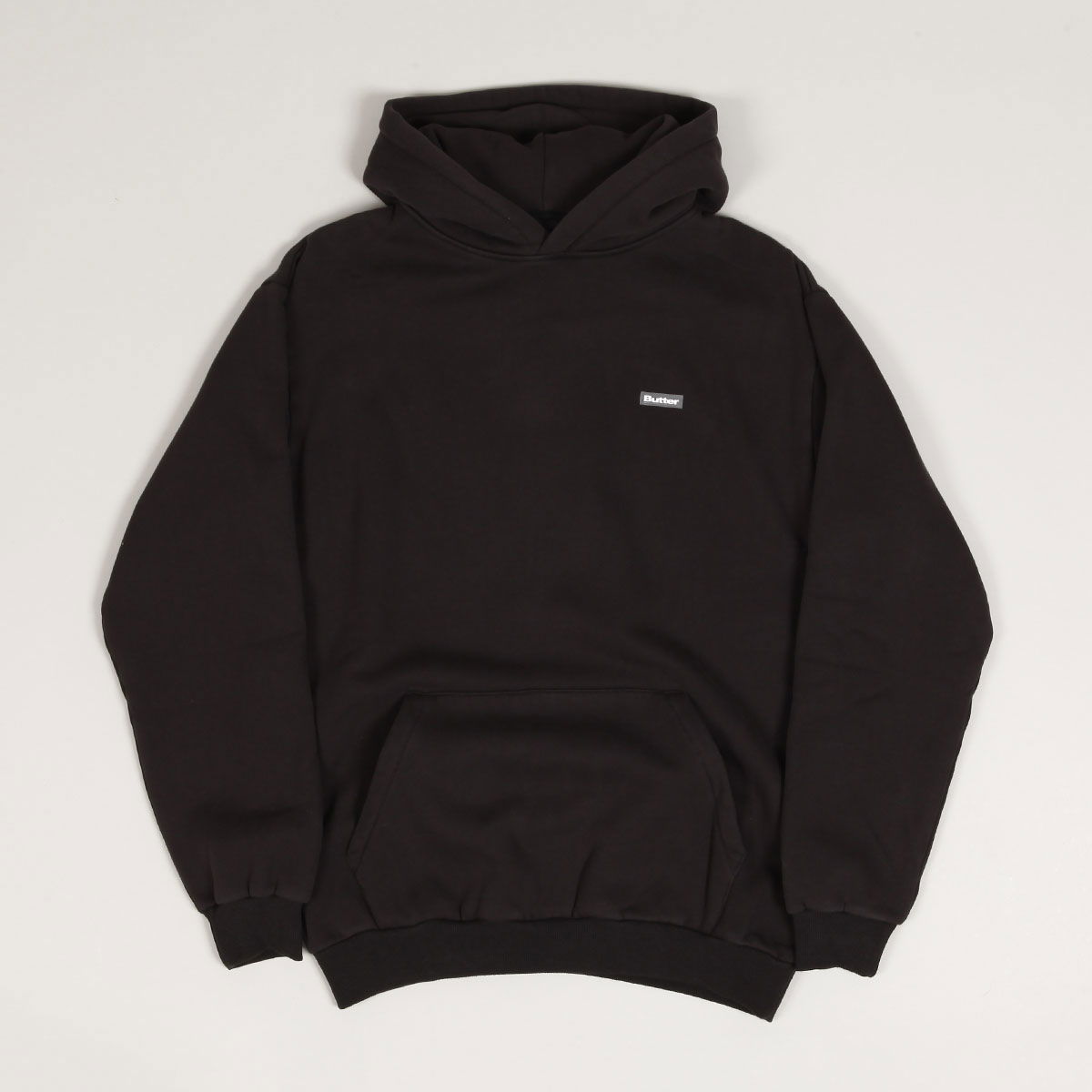 Mikina Butter Goods Butter Goods Basic Hoodie Čierna | butter-goods-basic-pullover-hoodie-black, 0