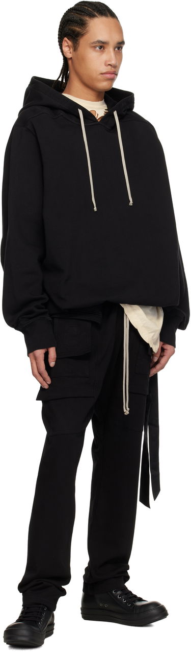 Mikina Rick Owens Rick Owens DRKSHDW Hollywood Oversized Hoodie Čierna | DU01E3262 FP, 3