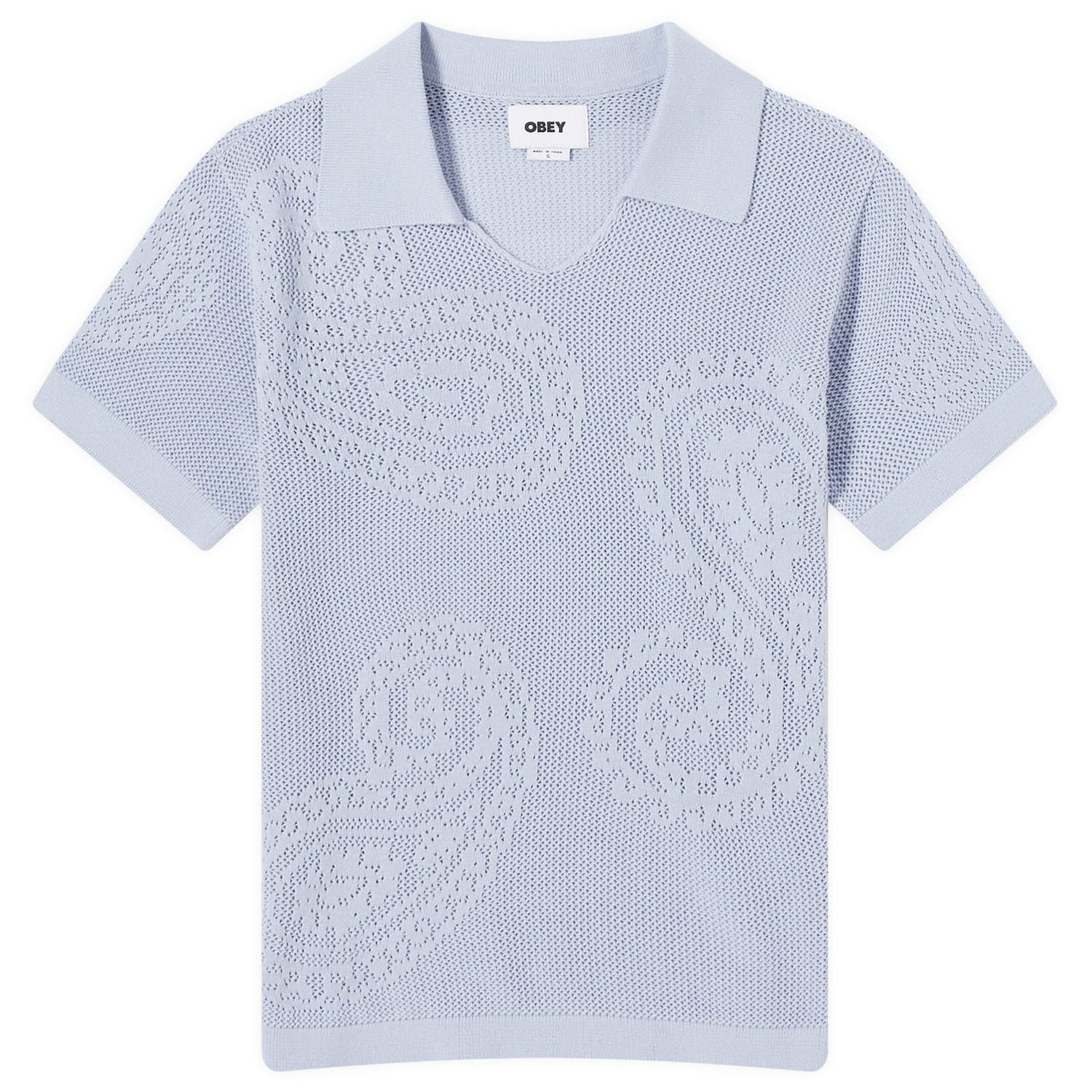Košeľa OBEY Briana Open Knit Modrá | 251000118-HDR, 0