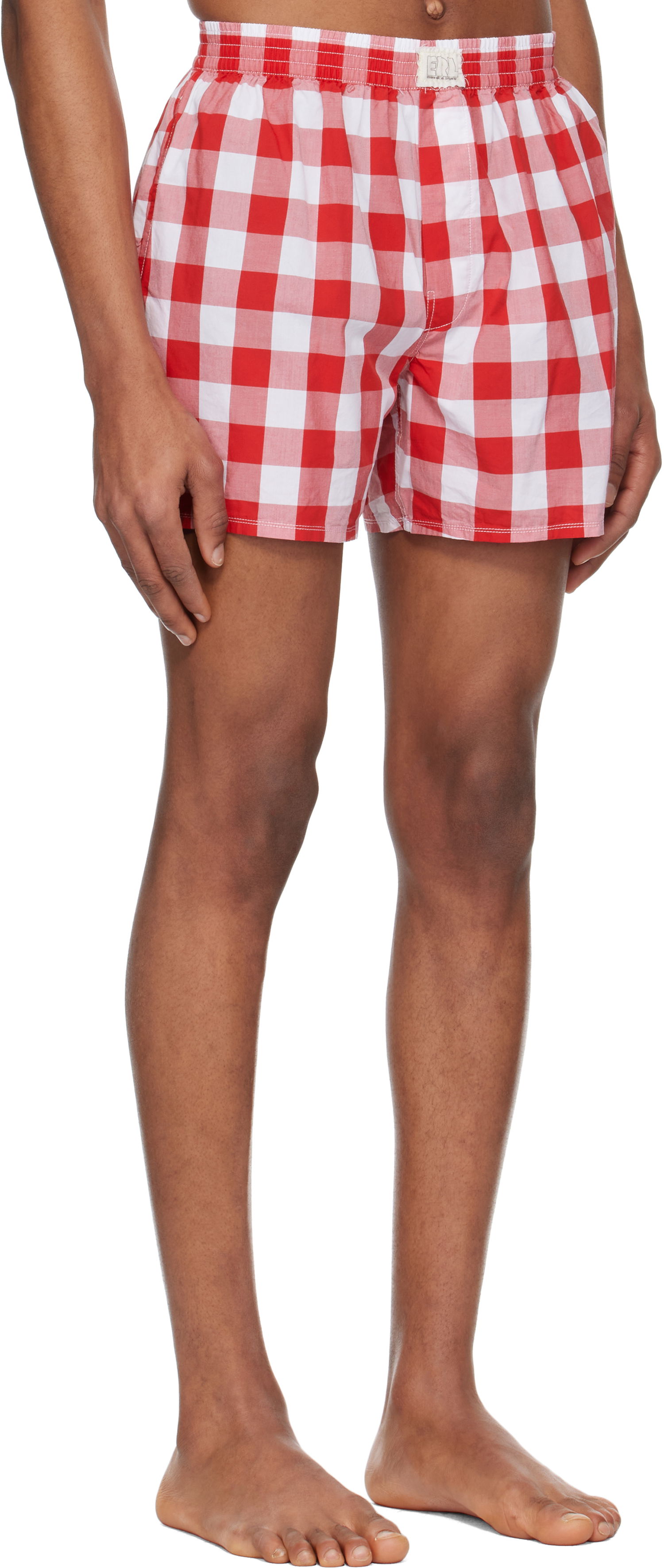 Boxerky ERL ERL Gingham Boxer Shorts Červená | ERL10UW01, 1